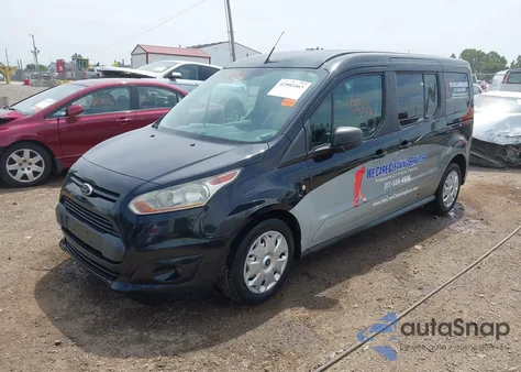 2014 Ford Transit Connect Xlt from USA, damaged, VIN NM0GE9F71E1134586